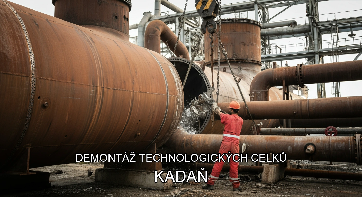 Demontaz technologickych celku Kadan